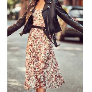 Urban Outfitters floral lace midi dress